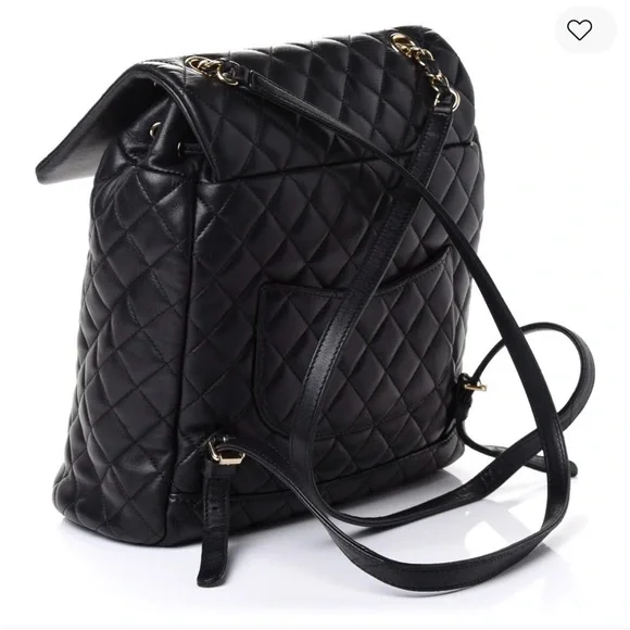 Chanel Black Calfskin Quilted Large Backpack Urban Spirit with GHW - Picture 4 of 9